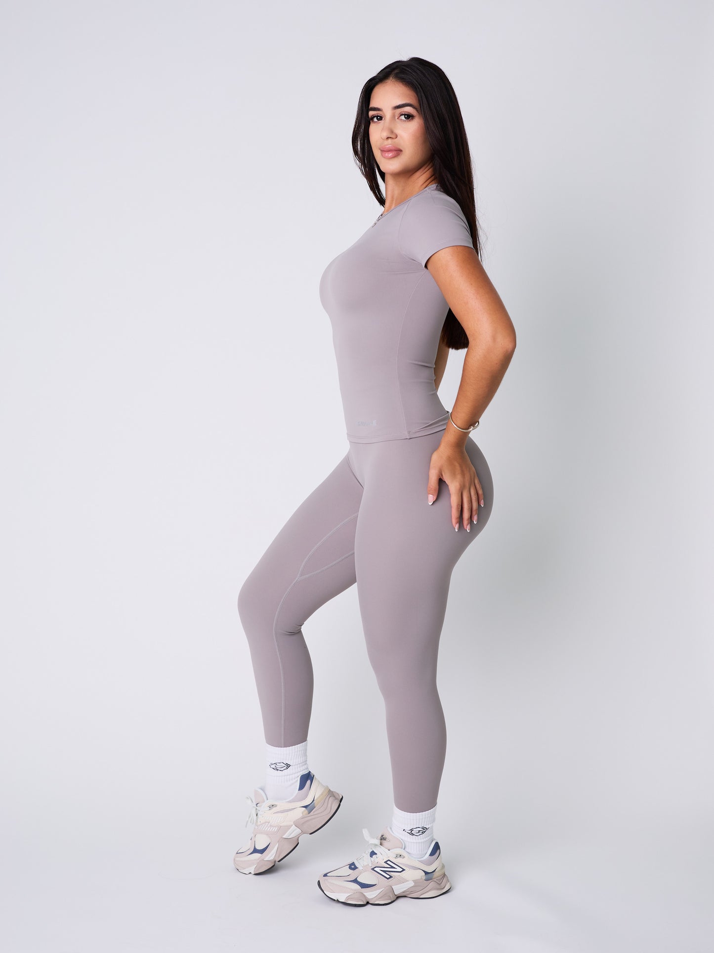 Run Short Sleeve top and Leggings set