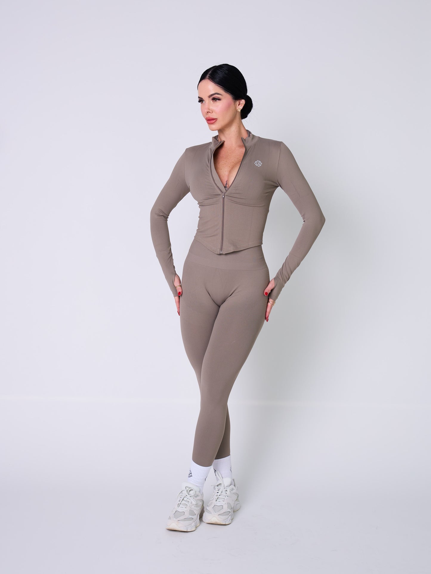 Contour Series Jacket + Top + Leggings Set ( 3 Piece Outfit )