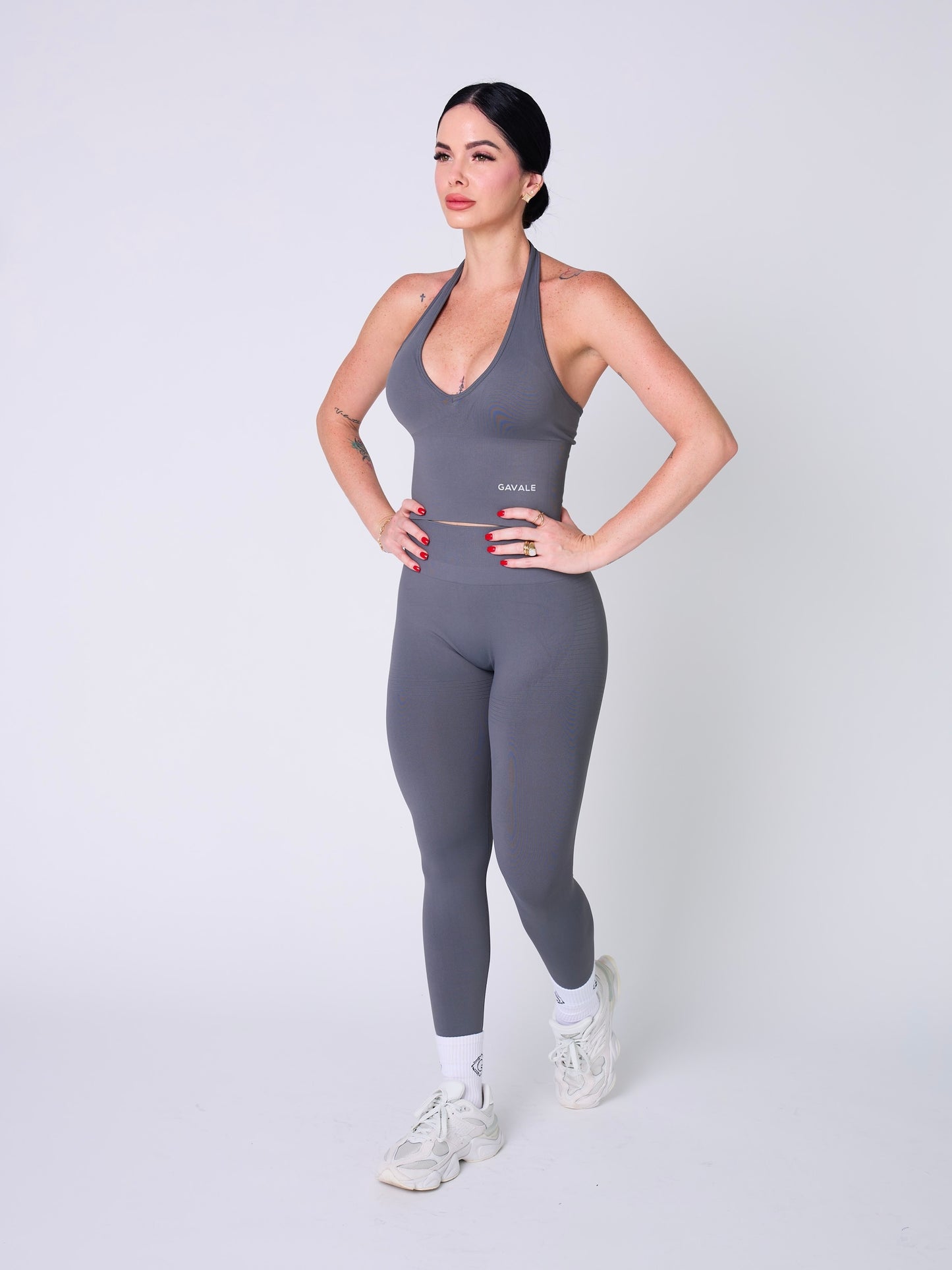 Contour Series Jacket + Top + Shorts + Leggings ( 4 Piece Set Deal )