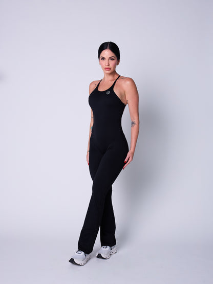 Demure Flare Jumpsuit