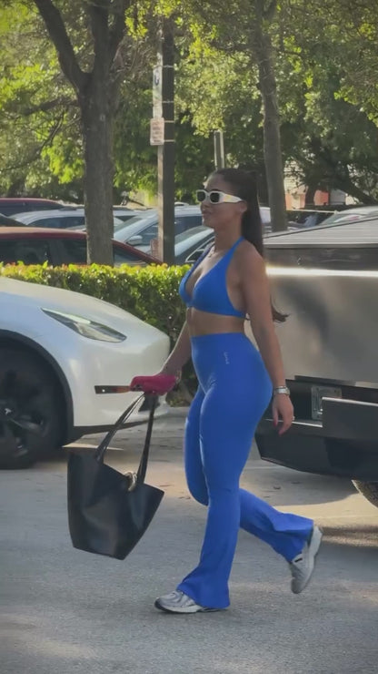 Vibes V-Shaped Flare Leggings